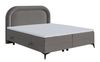 Selsey 'Loreo' Boxspringbett mit Samtbezug, greige, 160x200 cm Bild 1