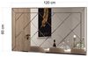 ibonto WANDSPIEGEL 120x60cm Transparent rechteckig Dekospiegel (H 120 x T 120 x B 60 cm) Bild 4