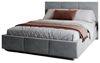 FDM Polsterbett 90x200, 120x200, 140x200, 160x200, 180x200cm Stauraumbett Bettgestell (MADE IN EU - mit hochwertigem Velours Bezug Trinity, Bettrahmen, Bett, Optional mit Matratze bestellbar, mit großen gepolsterten Kopfteil, mit Bettkasten zum aufklap... Bild 4