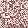 Teppich creme/rot ø 120 cm Mandala-Muster AYAKLI Bild 4