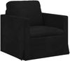 vidaXL Sofa Set 2 pcs Schwarz 138 x 78 x 80 cm Samt 3407513 Bild 4
