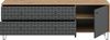 Lowboard (B/H/T: 164x56x40 cm) in Artisan Oak Nachbildung und anthrazit matt Bild 3
