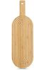 ZELLER 25716 Schneide-/ Servierbrett STRIPES aus Bambus mit Griff, ca. 50,8 x 16 x 2 cm Bild 2