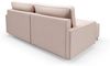 Ecksofa Schlafsofa Sofa BRAGA in Stoff Now or Never Creme Ottomane Links Bild 3