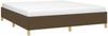 Boxspringbett Dunkelbraun 160x200 cm Stoff [3120972] Bild 3
