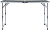 vidaXL Campingtisch Klappbar Grau Aluminium 120x60 cm 48173 Bild 3