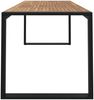 vidaXL Gartentisch mit Gestell U-Form 200x90x75 cm Akazie Massivholz 319518 Bild 4