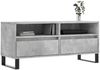 vidaXL TV-Schrank Betongrau 100x34,5x44,5 cm Holzwerkstoff 831248 Bild 3