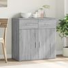 vidaXL Kommode Grau Sonoma 79 x 38 x 80 cm Holzwerkstoff Bild 3