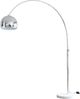 Bogenlampe Marmor und Metall Chrom Bild 4