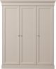 Kleiderschrank Olivia aus Kiefernholz, modern im Landhausstil, hellgrau Dust, FSC-zertifiziert Bild 3
