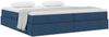 vidaXL Aufbewahrungsbett mit Matratze Blau 200 x 200 cm Polyester 3370253 Bild 3