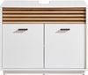 BASIC by Balculina Waschbeckenunterschrank Liguria B/H/T 80x64x40 cm (1-St) Breite 80cm, Unterflurauszug, FSC-Mix 70% Bild 3