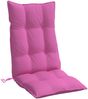 vidaXL Hochlehner-Auflagen 4 Stk. Rosa Oxford-Gewebe 377663 Bild 5