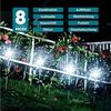 Salcar LED Solarleuchte LED Solarleuchte Solarlampe Feuerwerk Gartenleuchte Weihnachtsdeko, 8 Modi Solarleuchten für Garten Außen LED Feuerwerk Licht mit Erdspieß Bild 4