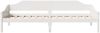 vidaXL Massivholzbett ohne Matratze Weiß 80x200 cm Kiefernholz 850912 Bild 5