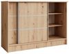 Beautysofa Kommode MIRELA mit 2 Schiebetüren (in 100 cm, 120 cm oder 160 cm, verschiedene Farben), mit dekorativen Sprossen Bild 4