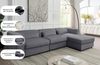 ATLANTIC home collection Ecksofa Uno, L-Form, Breite: 307cm, beidseitig montierbarem Longchair,mit Taschenfederkern, in Cord Bild 3