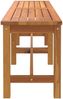 vidaXL Gartenbank 150x35x45 cm Massivholz Akazie 319420 Bild 4