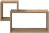 vidaXL Wandregal Wandhalterung Artisan-Eiche 55 x 15 x 35 cm 8012115 Bild 3