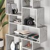 Decortie Bücherregal Karmato, Standregal Bücherregal Holz Wohnzimmer, 96 x 25,5 x 168,5 cm Bild 3