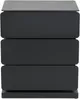 Spinder JOEY 3 Dresser: Minimalistischer Stahl-Schrank, Schwarz Bild 1