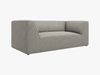 Micadoni Sofa Ruby 2-Sitzer Kord Scala Hellgrau Bild 2