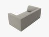 Micadoni Sofa Ruby 2-Sitzer Kord Scala Hellgrau Bild 3