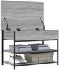 vidaXL Schuhbank Grau Sonoma 70x42,5x50 cm Holzwerkstoff 839031 Bild 5