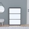 Schuhschrank Aurskog 110x73,5x24cm Anthrazit/Weiß [en. casa] Bild 4