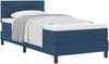 vidaXL Boxspringbett mit Kopfteil Blau 90 x 200 cm Stoff 3338586 Bild 2