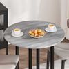 vidaXL Tischplatte Grau Sonoma Ø 80 x 1,5 cm Holzwerkstoff 880427 Bild 4