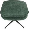 Hocker mit Polster HWC-P32, Sitz-/Fußhocker Fußablage Ottomane Stoff/Textil Chenille (370 g/m²) ~ grün Bild 5