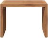 Gartentisch, Beistelltisch, Balkontisch Braun 50 x 32,5 x 35 cm Massivholz Teak Bild 5