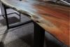 Esstisch Baumkante massiv Akazie nussbaum 140 x 80 schwarz QUINN 61854169 Bild 5