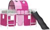 vidaXL Kinder-Etagenbett Uni Weiß und Rosa 107 x 203 cm Metall 42020870 Bild 2
