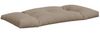 vidaXL Palettenkissen 2-tlg. Taupe Stoff Bild 5