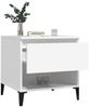 vidaXL Beistelltisch Weiß 50x46x50 cm Holzwerkstoff 819548 Bild 5
