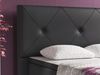 Boxspringbett Oxford 180x200 cm Kunstleder Anthrazit Bild 4