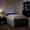 vidaXL Boxspringbett mit Matratze Hellgrau 120x200 cm Stoff 3289335 Bild 5