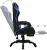 vidaXL Gaming-Stuhl mit RGB LED-Leuchten Blau und Schwarz Kunstleder 288006 Bild 5