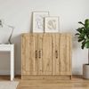 vidaXL Sideboard Artisan-Eiche 89 x 34,5 x 77 cm Holzwerkstoff 895804 Bild 4
