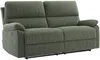 Vente-unique - LUNANO Sofa Stoff Grün - B 89 cm x H 102 cm x L 194 cm Bild 3