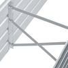 vidaXL Garten-Hochbeet Verzinkter Stahl 160x40x45 cm Grau 44850 Bild 5