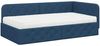 vidaXL Eckbettgestell Blau 90 x 200 cm Stoff 3394052 Bild 2