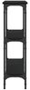 vidaXL Konsolentisch Schwarz 75x22,5x75 cm Holzwerkstoff 834030 Bild 5