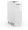 Midischrank Fame-Line Weiß Hochglanz 30 x 82 cm ohne Arbeitsplatte Vicco Bild 4