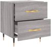 vidaXL Nachttisch Grau Sonoma 40x35x47,5 cm Holzwerkstoff 827272 Bild 5