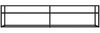 vidaXL TV-Schrank Transparent 180x40x40,5 cm Hartglas 331722 Bild 3