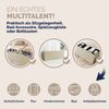 CASARIA® Faltbare Sitztruhe mit Stauraum Leinenoptik Beige XL Bild 5